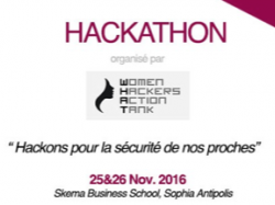 Hackons pour la sécurité de nos proches à Sophia Antipolis avec WHAT !