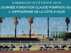 Ce dimanche 10 février l'Hippodrome de la Côte d'Azur journée exceptionnelle Fondation Claude Pompidou