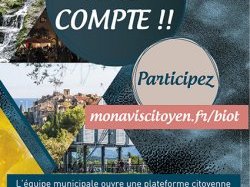 Biot : lancement d'une plateforme participative et citoyenne