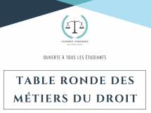 Étudiants : ne ratez pas la table ronde sur les Métiers du droit le 27 mars