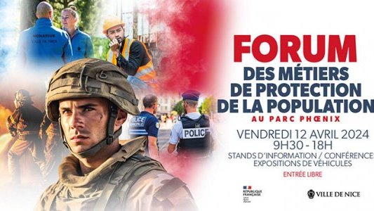 Forum des métiers de protection de la population au Parc Phoenix ce vendredi