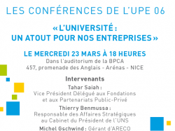 NICE : Conférence L'université quels atouts pour nos entreprises ?