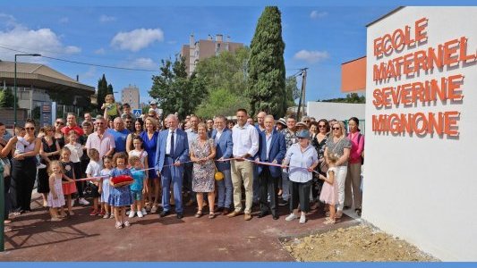 A La Garde, la Ville inaugure la nouvelle maternelle Séverine Mignoné