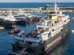 Le M/V Yersin a quitté Monaco pour 3 ans de campagne scientifique