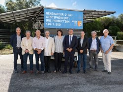 Un générateur d'eau atmosphérique mobile à Bormes-les-Mimosas