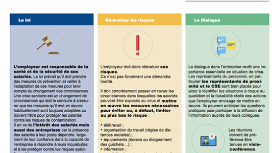 Pratique : lancement d'une plateforme recensant les conseils pratiques par secteur d'activité pour assurer la sécurité et la santé des travailleurs