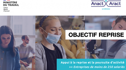 "Objectif reprise" : Un dispositif d'appui pour fiabiliser la reprise ou la poursuite d'activité des TPE-PME