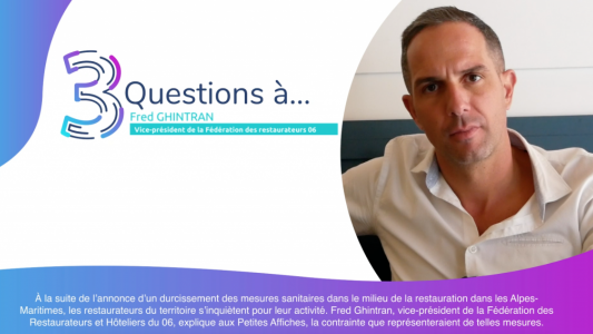 3 questions à Fred Ghintran vice-président de l'UMIH 06