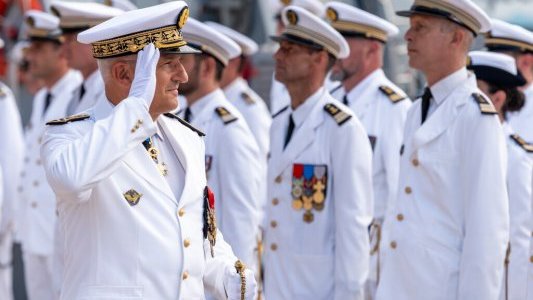 Le vice-amiral d'escadre Christophe Lucas, préfet maritime de la Méditerranée