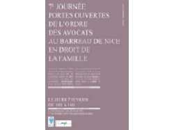 7e journée portes ouvertes de l'Ordre des Avocats au Barreau de Nice en droit de la famille. 