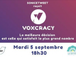 #SoNiceTweet invite Voxcracy pour vous présenter son algorithme unique au monde le 5 septembre 