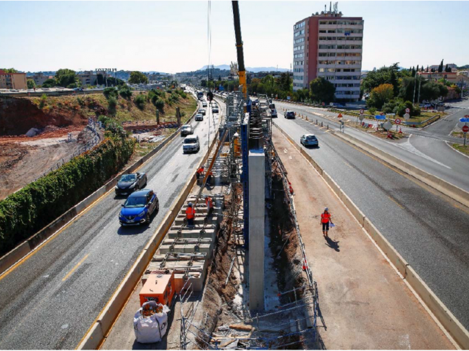 Le chantier de l'élargisse