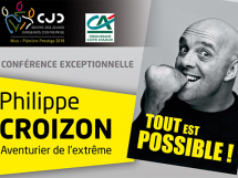 L'aventurier Philippe Croizon invité de THE PLENIERE PRESTIGE du CJD de Nice le 6 juin !
