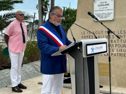 « Cavalaire n'oubliera jamais le sang versé par vos enfants pour sa liberté »