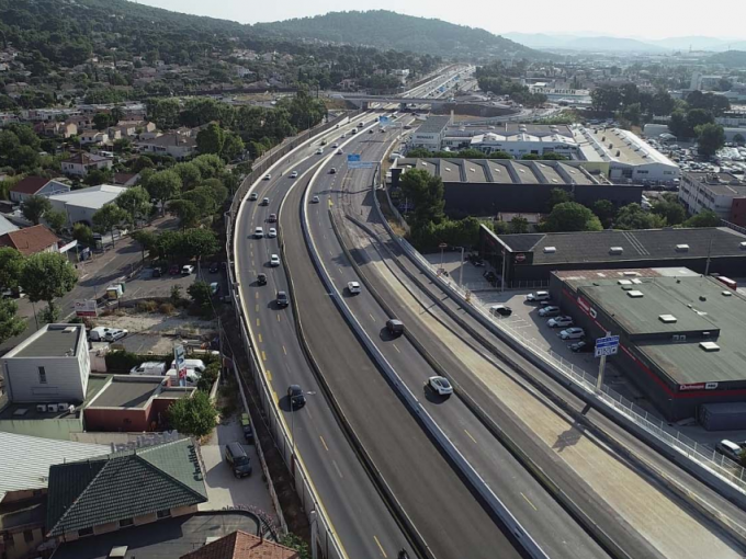 Élargissement de l'A57 -