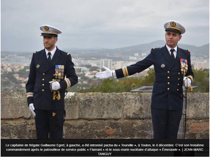 Le capitaine de frégate