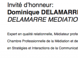 Déjeuner Club Business 06 : "Ingénierie relationnelle et médiation professionnelle" le 9 novembre 