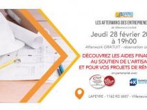 Artisans & Particuliers, le CEVL vous invite à un afterwork pour découvrir les solutions de financement pour vos projets de rénovation 