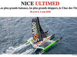 NICE ULTIMED : les plus grands bateaux, les plus grands skippers, le Choc des Titans en 2018 !