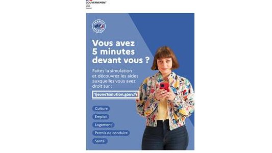 Toutes les aides financières pour les jeunes de moins de 30 ans sont sur 1jeune1solution.gouv.fr 