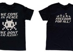 Invader x PETA : collaboration antispéciste