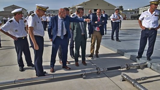 A Hyères, la BAN, première base à bénéficier d'une station de rinçage 