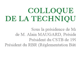 Colloque RT2012 : De la technique au Droit : inscrivez-vous dès aujourd'hui !