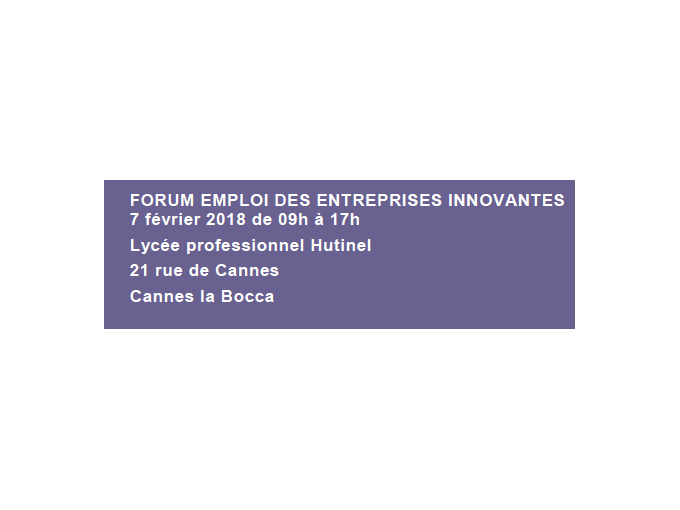 Forum de l'Emploi des (...)