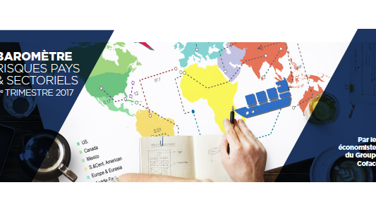 Baromètre Coface 2ème trimestre : risques pays et sectoriels dans le monde