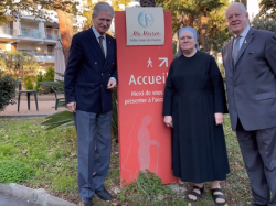 Don de 5000 € de la Fondation Auguste Escoffier aux Petites Sœurs des Pauvres de Nice