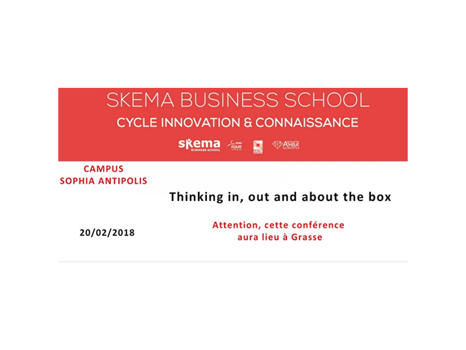 Conférence Skema : "Thinki