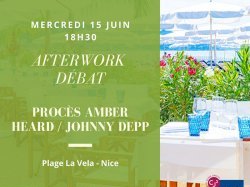 Afterwork AFJE Nice : "Débat sur le procès Amber Heard et Johnny Depp"