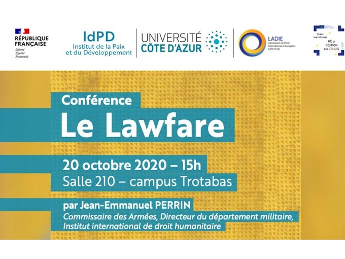 "Le lawfare", conférence