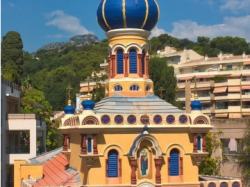 MENTON : l'eglise russe a retrouvé tout son éclat