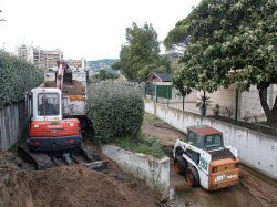 Inondations : Les travaux du vallon de la Théoulière ont débuté à Mandelieu