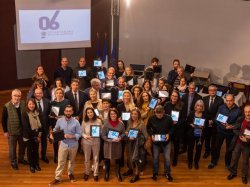 Remise des tablettes numériques aux professeurs du Collège Des Baous à Saint-Jeannet