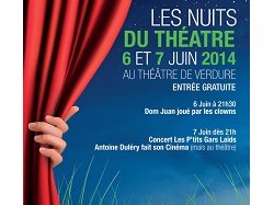 13e édition des Nuits du Théâtre au théâtre de Verdure de Nice 