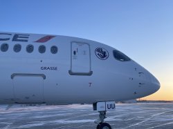 Air France honore la ville de Grasse en donnant son nom à son 20ème Airbus A220-300