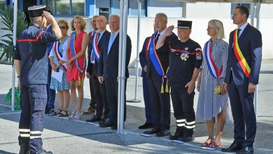 Antoine Baron, nouveau commandant du Centre d'Incendie et de Secours de La Garde