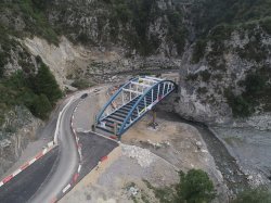 Travaux post tempête Alex : l'innovation au service de la reconstruction des ponts de la Roya