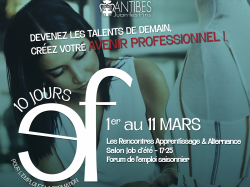 "10 jours pour l'emploi et la formation" d'Antibes : 4 salons et plus de 30 ateliers