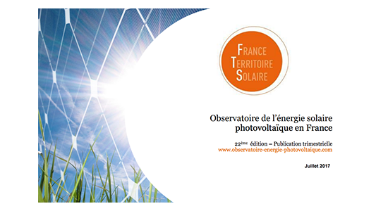  FTS-22eme Observatoire du photovoltaïque : les raccordements photovoltaïques sombrent à leur plus bas niveau historique au 1er Trim