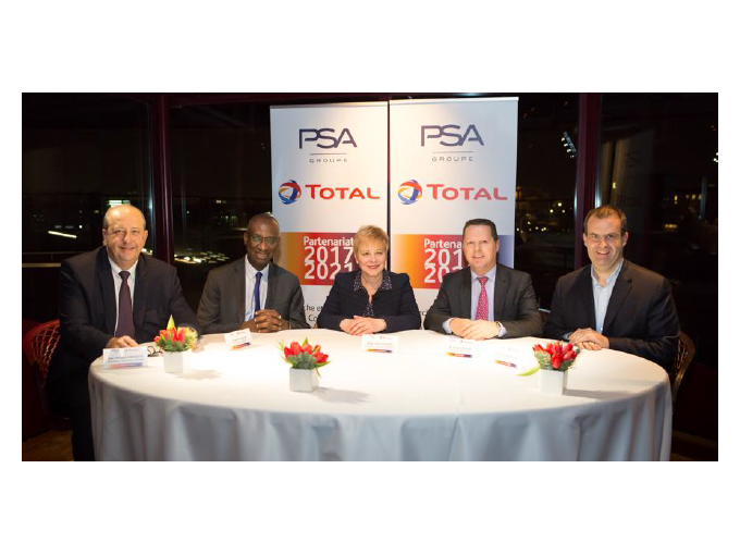 Le Groupe PSA et Total