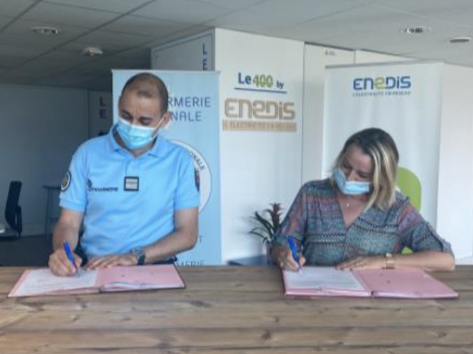 Enedis et la Gendarmerie