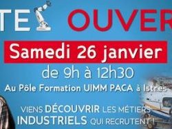 Découvrir les métiers de l'Industrie du Futur : Matinée portes-ouvertes à Istres le samedi 26 janvier