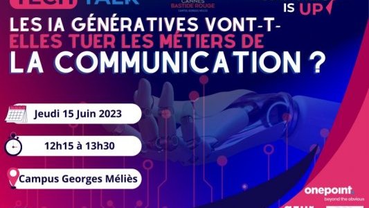 Tech Talk : Les IA génératives vont-elles tuer les métiers de la communication ?