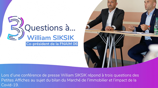 William Siksik co-président de la FNAIM-06