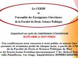 Conférence CERDP : "La convention judiciaire d'intérêt public, un nouveau pas vers une justice pénale du compromis"