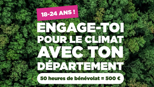 « Chèque Jeune engagé pour le climat » : De 500 à 700 € pour des heures de bénévolat en faveur de l'environnement pour les 18-24 ans