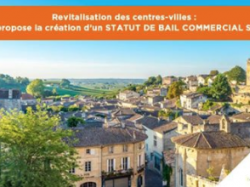 La FNAIM propose un bail commercial solidaire pour aider à la revitalisation des centres-villes